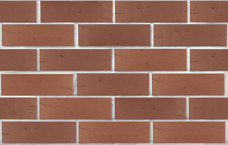 Кирпич лицевой пустотелый коричневый рустик