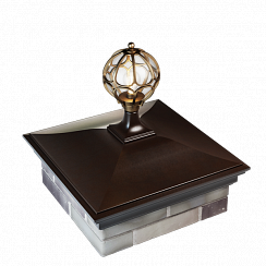 Колпак MONBLAN 520 х 520 на 2 кирпича под фонарь