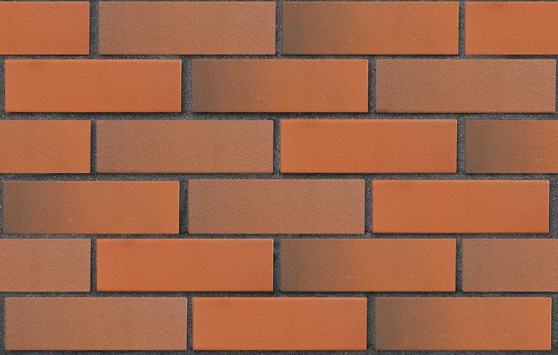 Кирпич лицевой пустотелый красный флэш гладкий