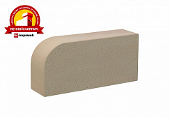 радиальный кирпич печной КАМЕЛОТ темный шоколад