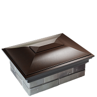 Колпак MONBLAN 385 х 520 с посадкой 2 х 1,5 кирпича