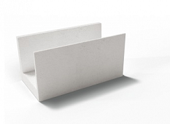 П(U) блок из газобетона D500 600X250X250