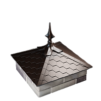  Колпак EVEREST 535 x 535 с пикой на 2 кирпича