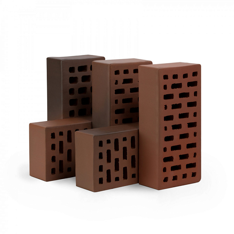 Тверской облицовочный кирпич одинарный 1НФ баварская кладка Нева гладкий