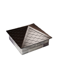 Колпак EVEREST 535 х 535 с посадкой на 2 кирпича