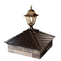  Колпак EVEREST 535 x 535 на 2 кирпича под фонарь